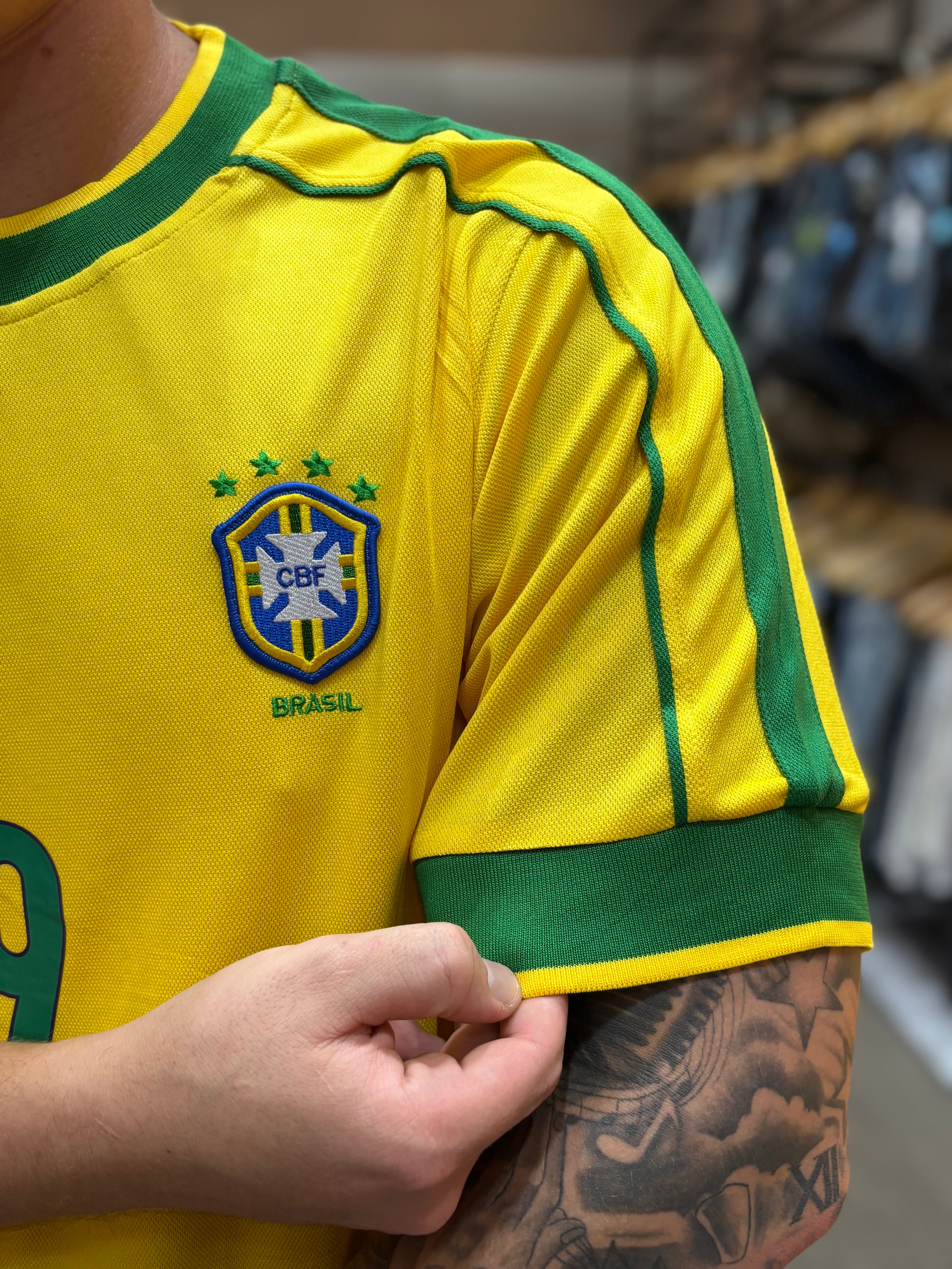 Camisa Brasil I 2002 Ronaldo Retrô