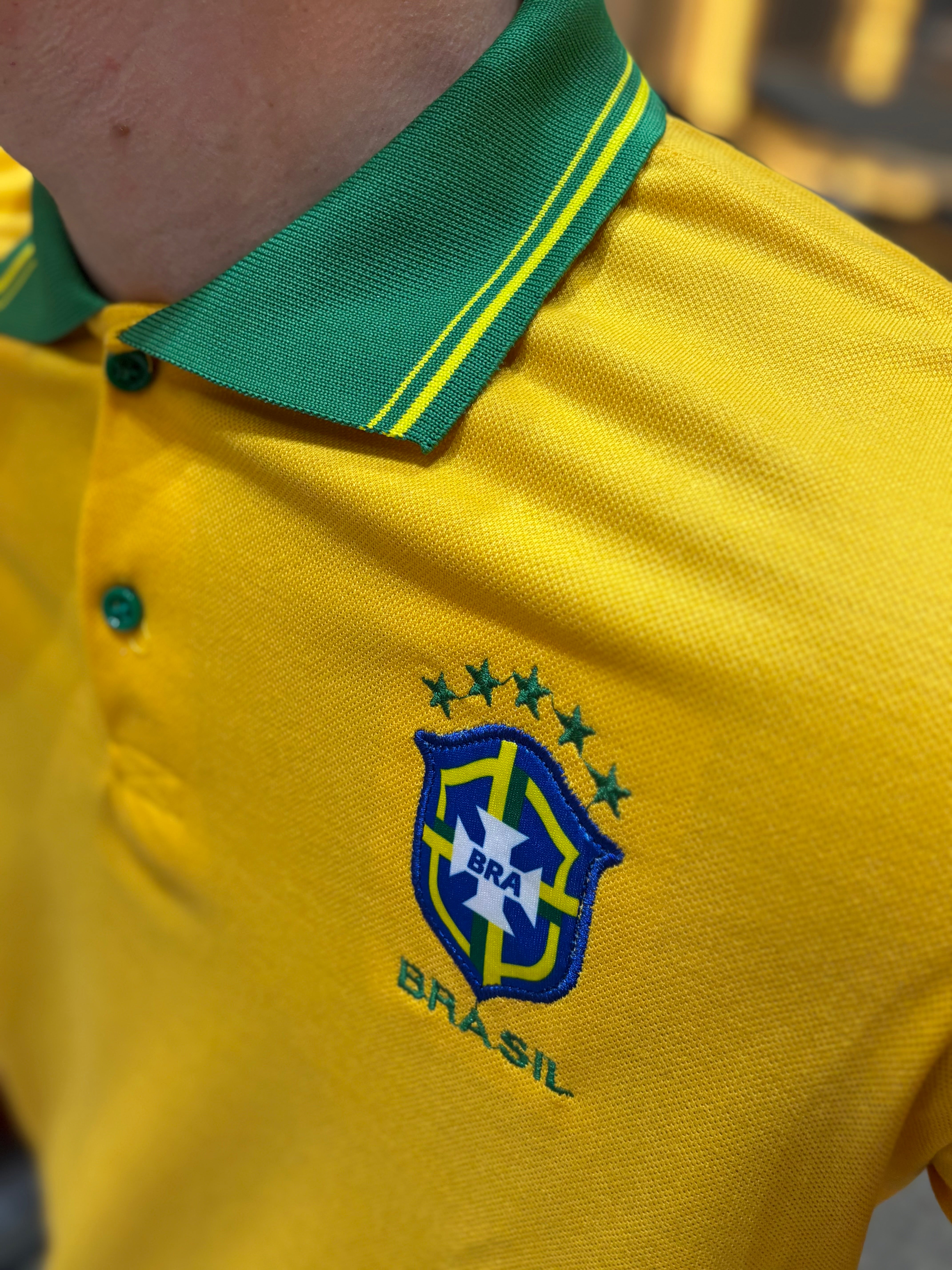Camisa gola polo Brasil | casual/viagem