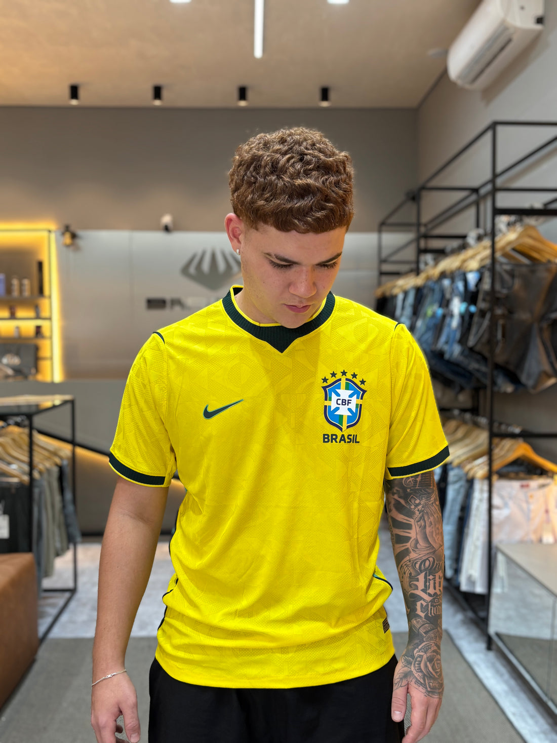 Camisa Brasil | 2026/27 Jogador Pro Masculina